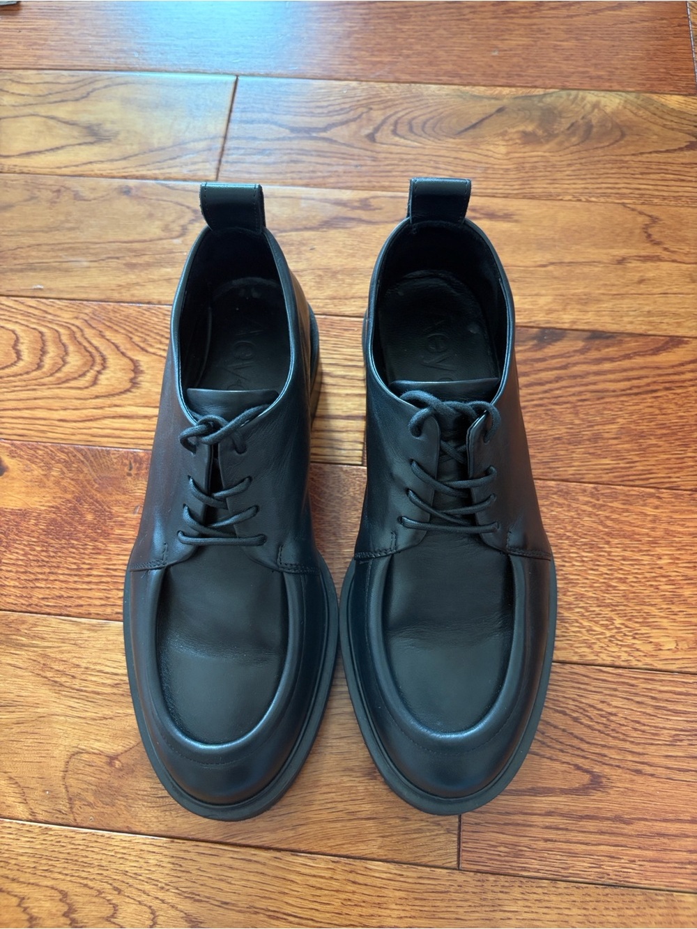 Aeyde Mara Leather Lace-Up Derbys